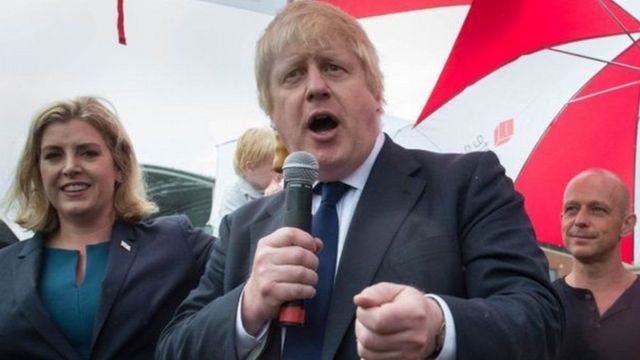 O ex-prefeito de Londres, Boris Johnson, apoia a saída de Reino Unido da UE