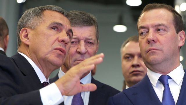 минниханов и медведев