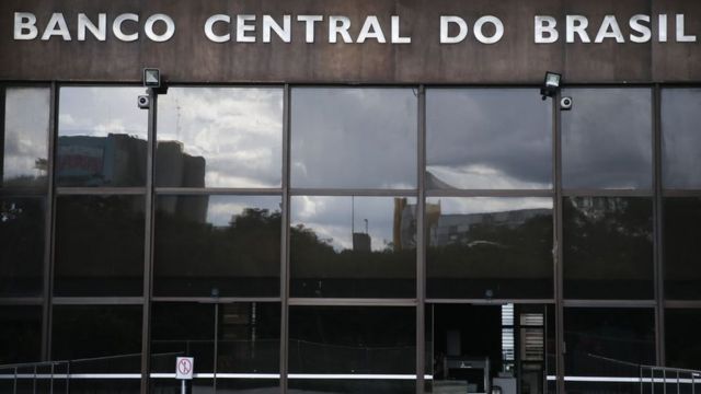 Fachada del Banco Central de Brasilia