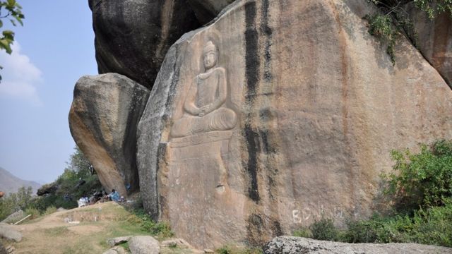 पाकिस्तान के स्वात में गौतम बुद्ध की प्रतिमा