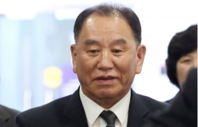 Kim Yong-chol, a senior North Korean official who leads negotiations with the United States.