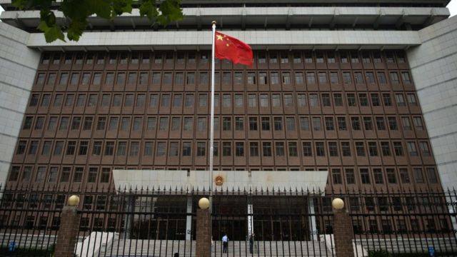 The first intermediate court building in Shanghai, China (archive photo)