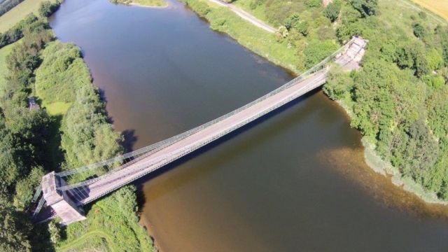 Northumberland County Council - Berwick bridge repairs using  state-of-the-art technology