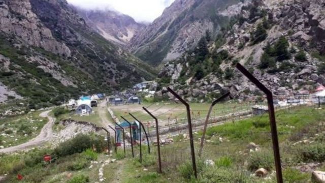 कालापानी क्षेत्रमा भारतीय अर्ध सैनिक बलको ब्यारेक रहेको छ