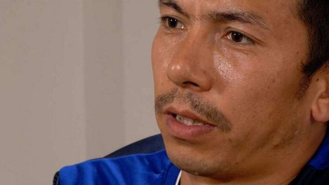 Ablet Tursun Tohti, de 29, que ficou preso por um mês em um campo de internação