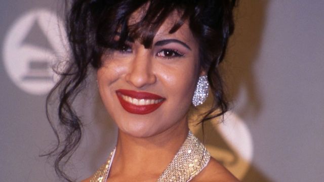 Selena Quintanilla en los premios Grammy de 1994.