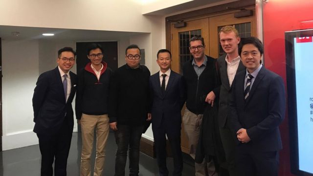 多名香港民主派議員早前訪英，羅傑斯曾與他們會面