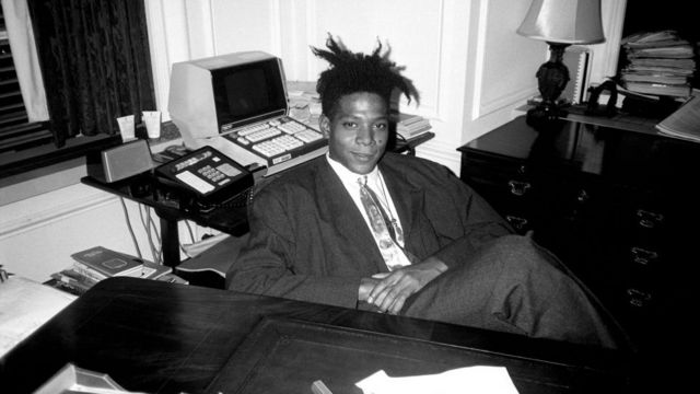 Jean Michel Basquiat em 1985