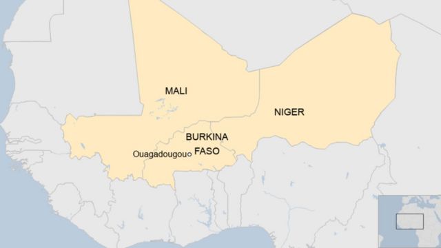 Ikarita ya Burkina Faso