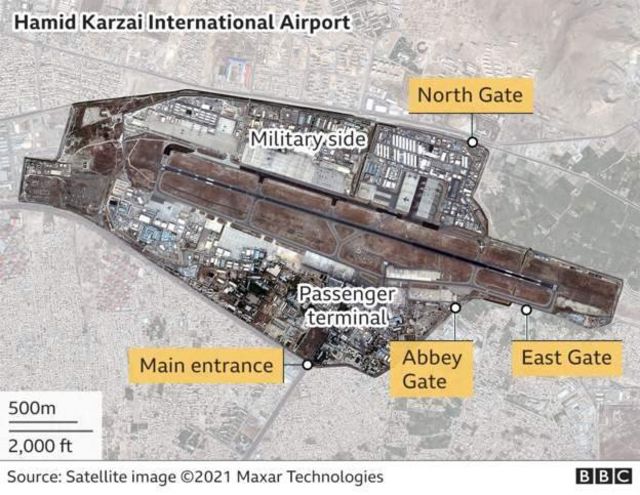 Peta Bandara Kabul