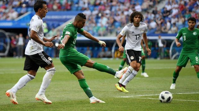 كأس العالم 2018 السعودية تصعق مصر بهدف قاتل في اللحظات الأخيرة Bbc News عربي