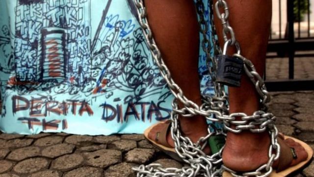 Ilustrasi derita yang dialami tenaga kerja Indonesia di luar negeri.