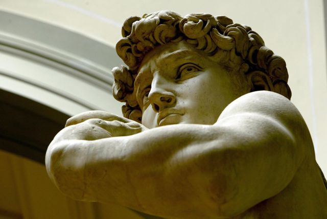 Head of David by Michelangelo
