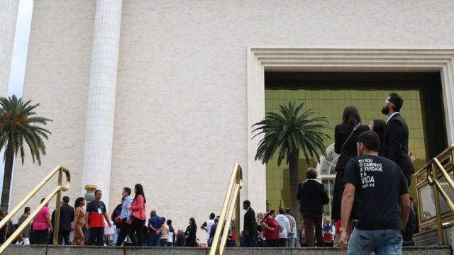 Fachada do Templo de Salomão, da Universal, em São Paulo