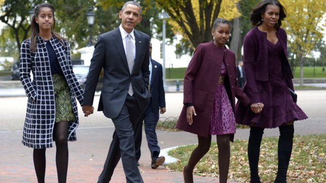 A família Obama