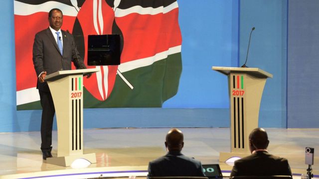 élection Kenya, debat télévisé, raila odinga vs uhuru kenyatta