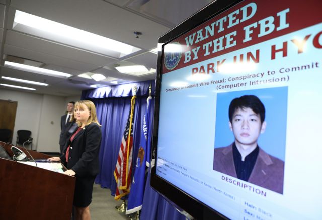 FBI wanted picture - Park Jin-hyok