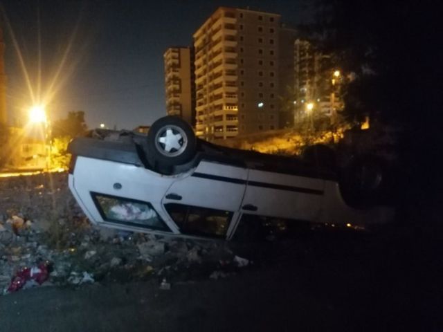 Zarar verilen bir araba