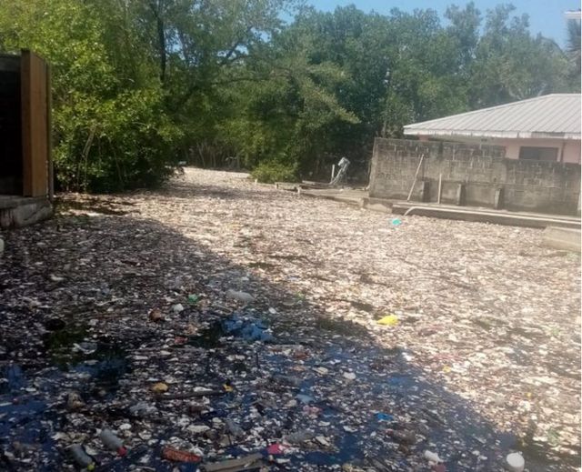 basura entre Honduras y Guatemala