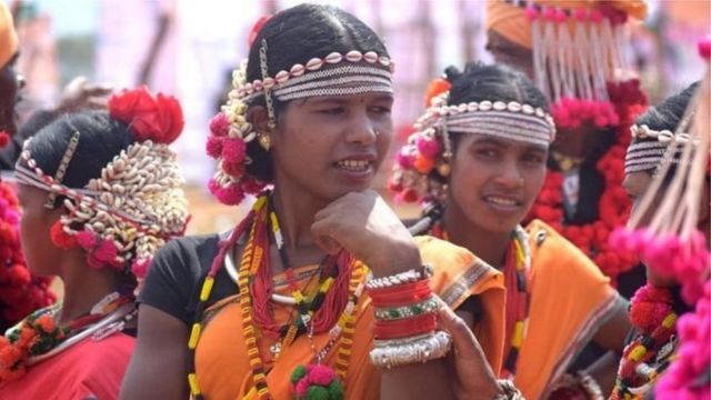 ఛత్తీస్గఢ్లో గిరిజనులు