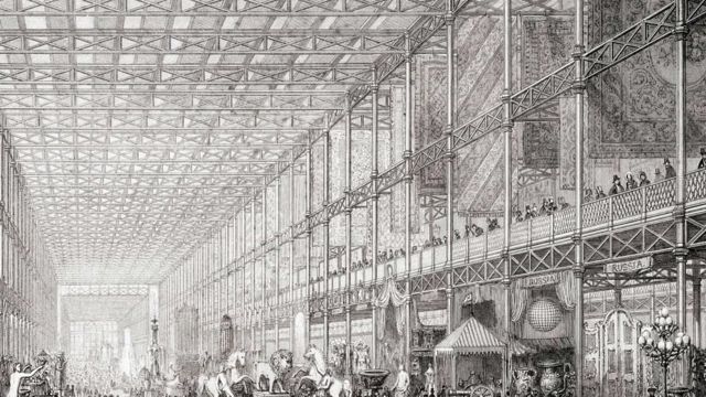 1851年，英国伦敦举办世界博览会，盛况空前(photo:BBC)