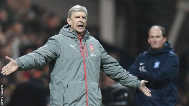 Wenger yatsinze incuro zitatu gusa mu higanwa rya Premier League amenyereza Arsenal