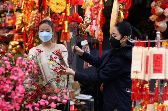 Ảnh chụp ngày 25/1/2022 ở Hà Nội