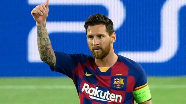 Nyota wa Barcelona Lionel Messi