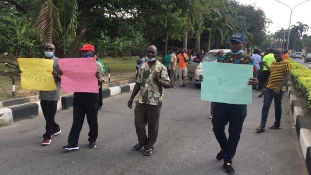 SSANU protest Lagos unilag