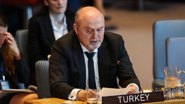 Türkiye'nin BM Daimi Temsilcisi Feridun Sinirlioğlu