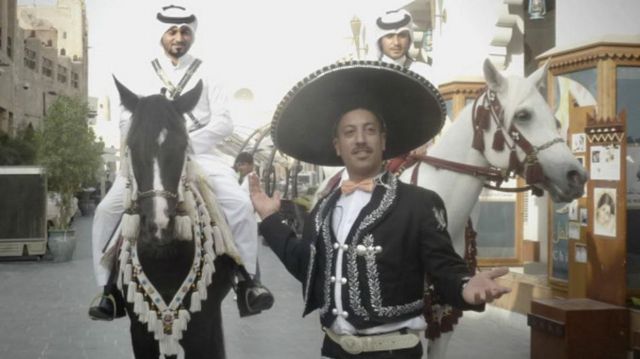El mariachi en Doha, Qatar.