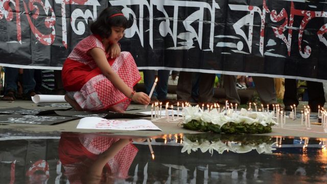 Buji zacanwe mu mujyi wa Kolkata mu Buhinde mu kwibuka abishwe.