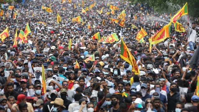 Demonstrations in Sri Lanka