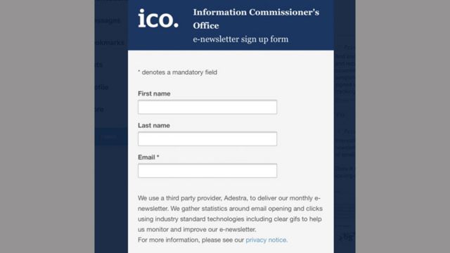 ICO newsletter