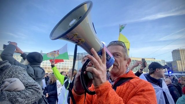 Protesta contro i vaccini a Lipsia