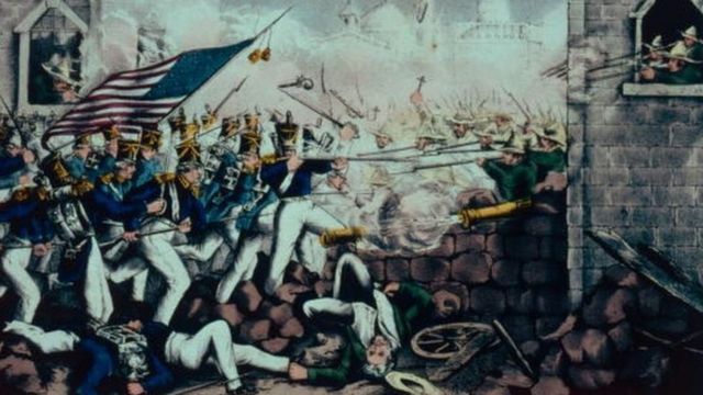 Ilustración de la Batalla de Monterrey