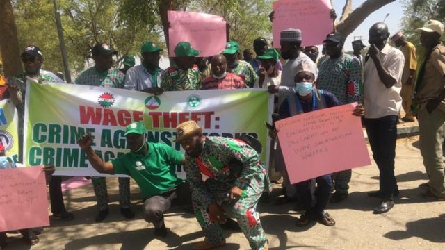 NLC Strike 2021: Nigeria Labour Congress [NLC] 'minimum Wage Protest ...