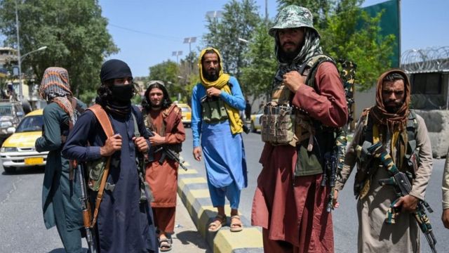 مقاتلو حركة طالبان في كابل