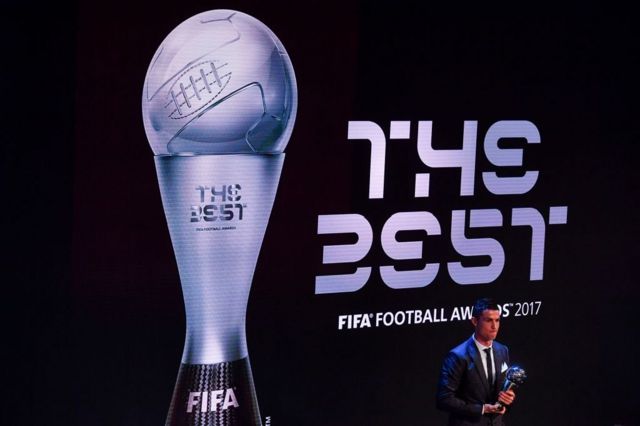 Ronaldo fue el ganador de los primeros premios The Best de la FIFA en 2017.