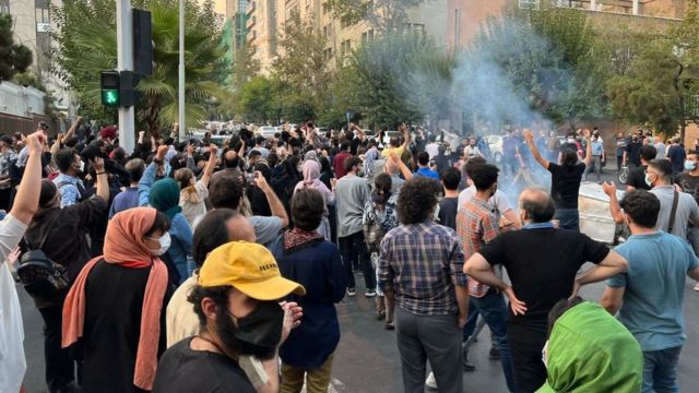 Protestas en Teherán