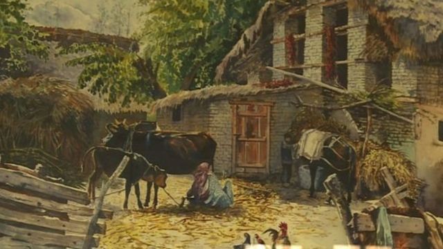 मसूद हुसैन की पेंटिग