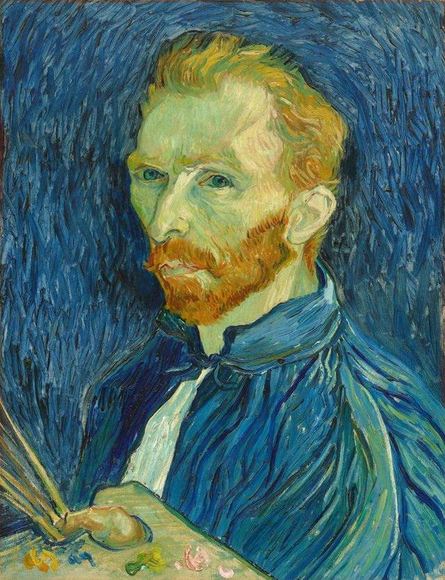 Autorretrato (septiembre de 1889), Vincent van Gogh, Galería Nacional de Arte, Washington DC