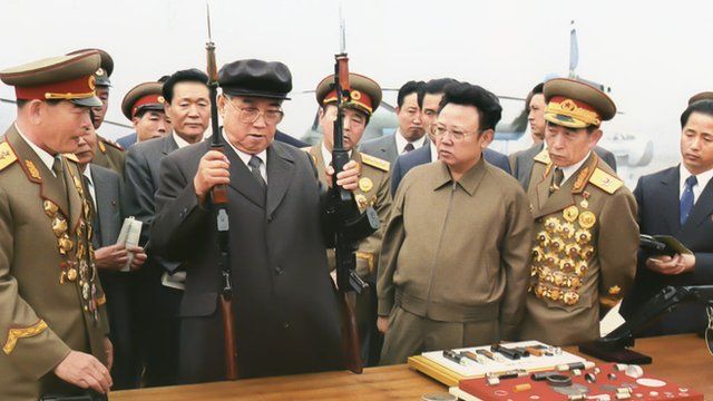 Kim Il-sung e Kim Jong-il