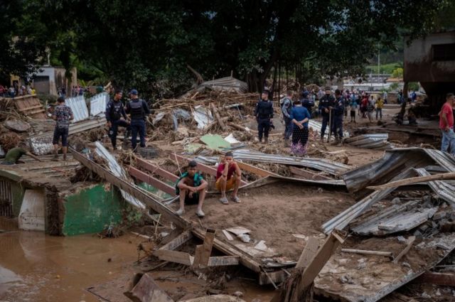 Landslide in Las Tejerías