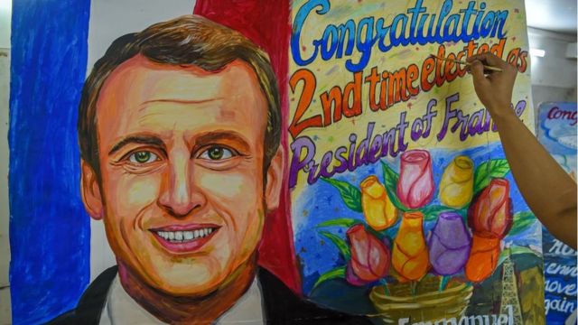 Macron portrait