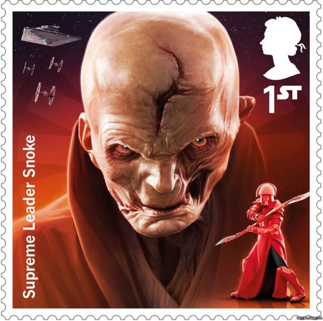 Special Star Wars stamps will be released in October to mark The