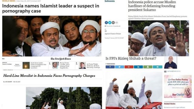 Rizieq Shihab Jadi Tersangka UU Pornografi: Reaksi Media Dunia - BBC ...