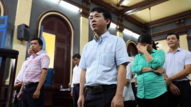 Ông Nguyễn Minh Hùng, nguyên Tổng Giám đốc Công ty VN Pharma, trong phiên sơ thẩm năm 2018