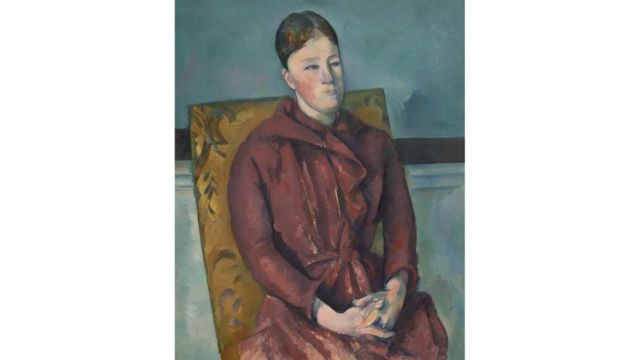 'Madame Cézanne em uma Cadeira Amarela'