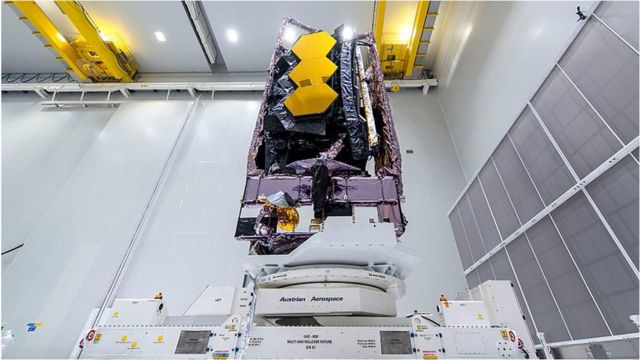 詹姆斯·韦伯望远镜：最先进太空观测设备冀以“完美”状态发射(photo:BBC)